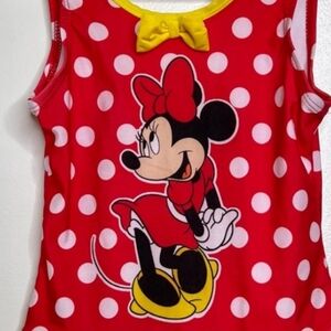 Disney Junior Toddler Minnie One-Piece Red/White Polka Dot Swimwear